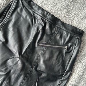 Dynamite faux leather skirt
